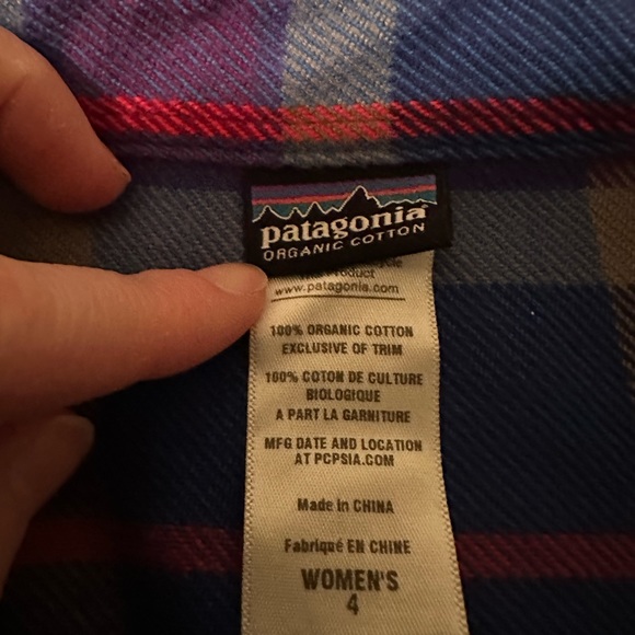 Patagonia Fleece size 4 flannel - Picture 2 of 2